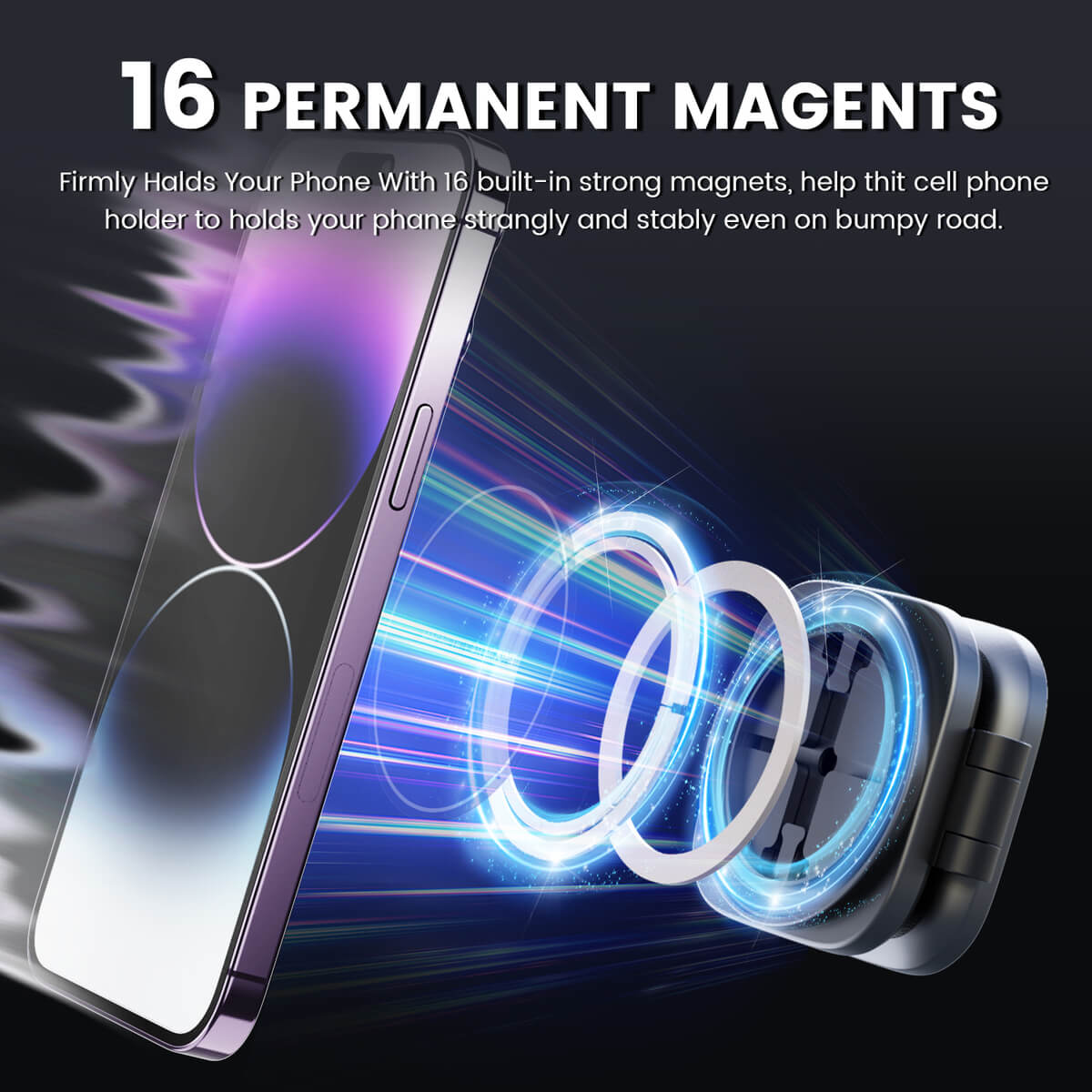 MagSafe Car Magnetic Mount for Tesla Model 3/Y/S/X