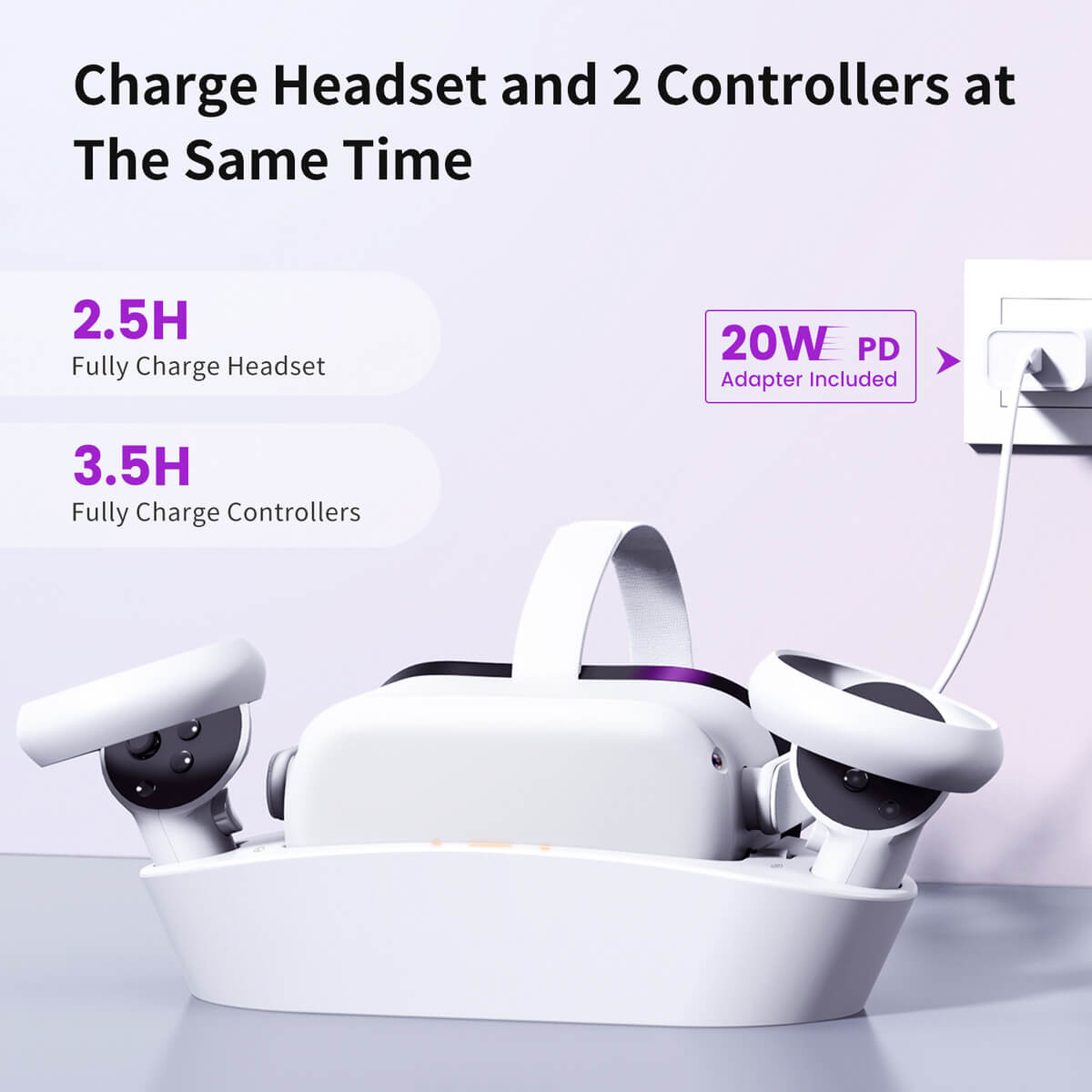 VR Charging Dock for Oculus Quest 2